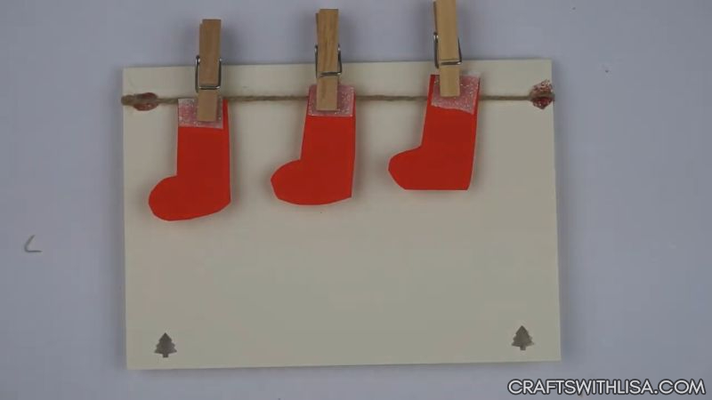 Easy Christmas Stocking Card with Pegs! 0-52 screenshot