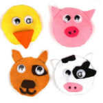 How To Make Easy Farm Animals Finger Puppets