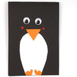 Easy DIY Penguin Card with Googly Eyes!