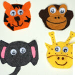 How to Make Wild Animal Finger Puppets For Kids