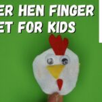 Easter Hen Finger Puppet For Kids