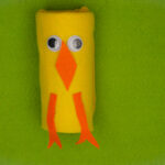 Easter Chick Toilet Paper Roll Craft