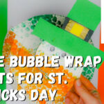 Snake Bubble Wrap Crafts for St. Patricks Day