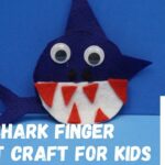 How To Make A Baby Shark Finger Puppet Craft For Kids