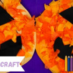 Pumpkin Crepe Paper Crafts For Kids