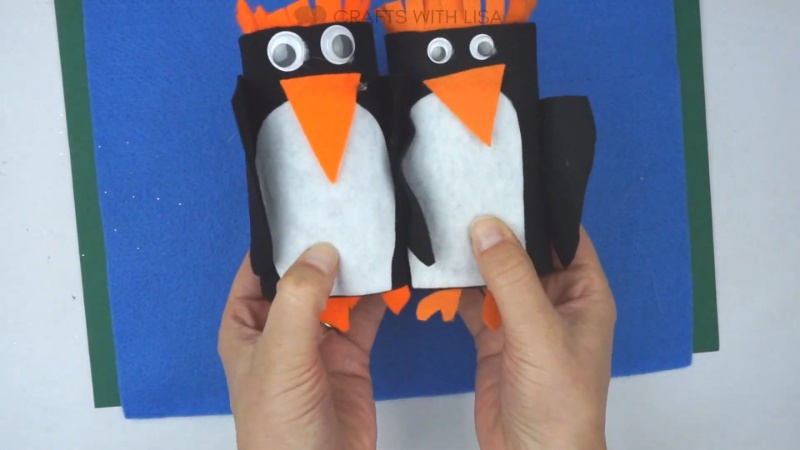 Papel deco Pingüinos - Craftingeek