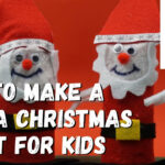 How to Make a Santa Christmas Craft for Kids (Toilet Roll Tube Craft)